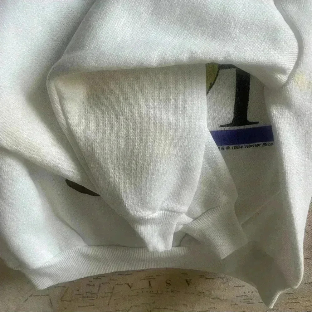 🆕Vintage Taz Looney Tunes Fleece Sweatshirt - Picture 4 of 12